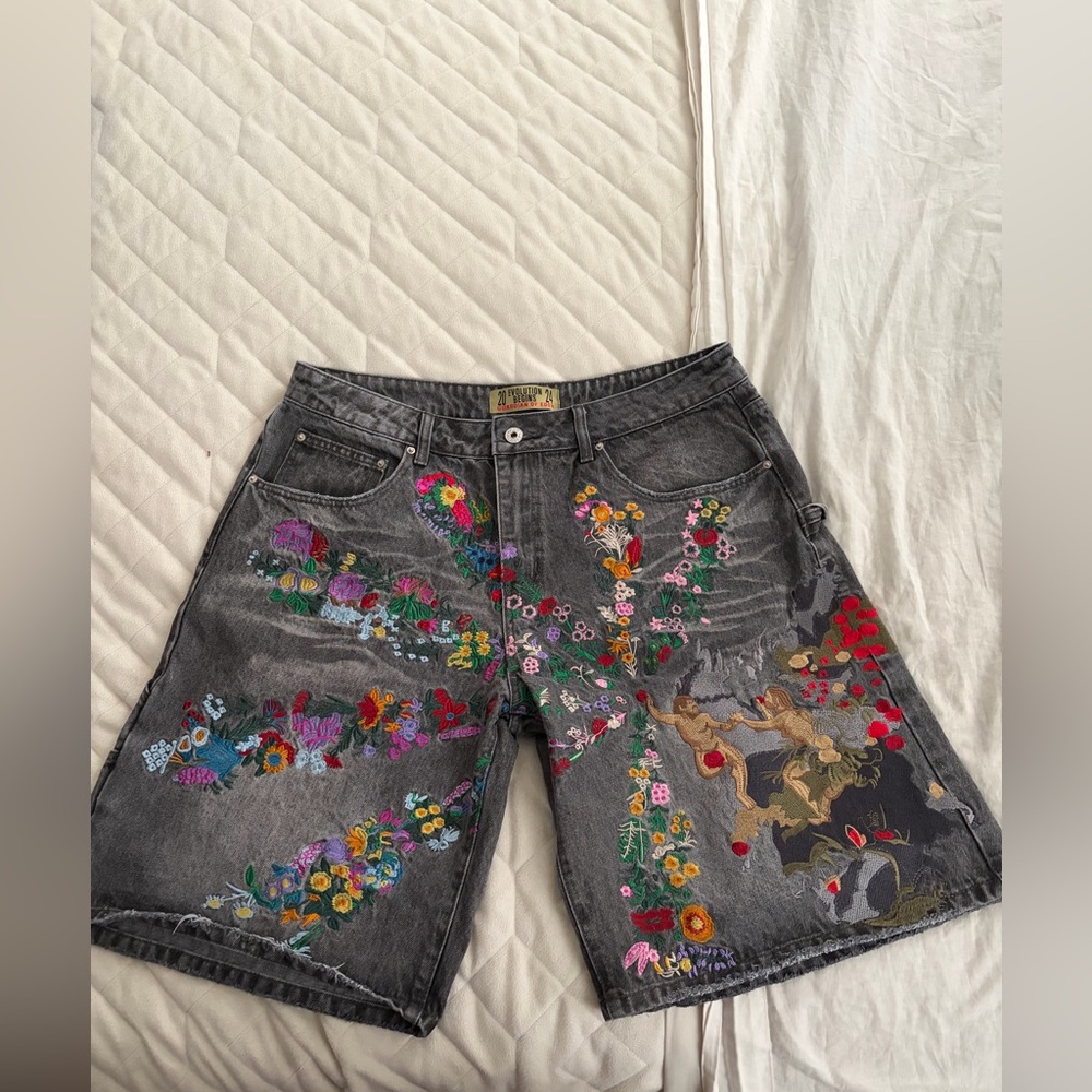 Evolution Begins Denim Shorts